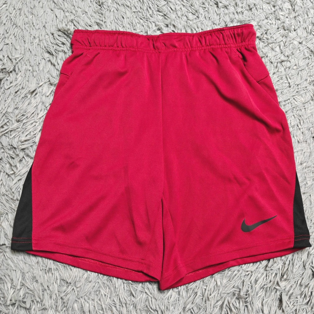 Nike Athletic Dri-Fit Shorts Mens Small S Basketball Red Polyester CJ2007-620